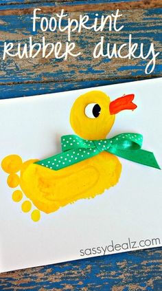 a rubber ducky craft for kids to make