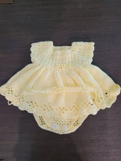 "Welcome to G. F. Crochet Dreams    Our classic, but modern take on a crochet baby dress, super soft and cuddly.  The perfect gift for a newborn! DETAILS * Measures 0-6 months / 6 to 12 months * 100% - Cotton   \"Soft as a feather\"  * Available in Multiple Colors * Made to order EASY CARE * Machine washable and dryable. \" gentle cycle\" A perfect gift for your own baby or a shower gift.  Crochet baby or Newborn dress, baby clothes, christening gown, baptism outfit, lacy baby dress, Summer dres Newborn Details, Newborn Dress, Crochet Dreams, White Crochet Dress, Baby Headbands Crochet, Baptism Outfit, Gift Crochet, Baby Dress Patterns