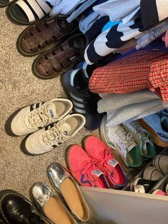 shoes closet bow flats sneakers adidas nike retro docs reeboks thrift Doc Sandals, Doc Marten Shoes, Doc Marten, Bow Flats, Doc Martens, Button Up, Plaid, Sandals, Closet