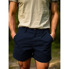 Season:Summer; Fabric:Cotton Blend; Gender:Men's; Style:Stylish,Casual,Streetwear; Occasion:Daily,Going out,Outdoor; Fit Type:Regular Fit; Function:Comfort; Waistline:Mid Waist; Pattern:Plain; Design:Button,Pocket; Pants Type:Shorts,Bermuda shorts,Chino Shorts,Work Shorts; Fly Type:Button; Front page:FF; Listing Date:12/20/2023; Production mode:External procurement; Hips:; Length:; Waist:; Pants Length:Short Solid Color Jean Shorts With Pockets, Solid Cotton Jean Shorts With Pockets, Cotton Shorts With Buttons, Casual Relaxed Fit Shorts With Buttons, Blue Cotton Shorts With Button Closure, Solid Color Buttoned High-waisted Shorts, Solid High-waisted Buttoned Shorts, High-waisted Solid Shorts With Buttons, Solid Color High-waisted Shorts With Buttons