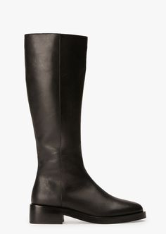 Shop Women's Stylish Knee High Boots Online – Tony Bianco USA Fitted Black Knee-high Calf Leather Boots, Black Fitted Tall Heeled Boots, Black Calf Boots Outfit, Black Wide Calf Knee-high Boots With Square Toe, Classic Black Calf Leather Knee-high Boots, Black Calf Boots, Tony Bianco Knee High Boots, Boots Outfit Summer, Calf Boots Outfit