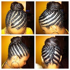 updo natural Best Crochet Hair, Cornrow Updo Hairstyles, Latest Braided Hairstyles, Twist Cornrows, Flat Twist Hairstyles, Cornrows Braids For Black Women, Flat Twist Updo, Black Hair Updo Hairstyles