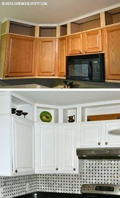 before and after pictures of kitchen cabinets