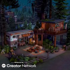 Sims 4 Build Ideas Community, Sims 4 Saves, Sims 4 Forest House, Sims 4 Trailer Park, Sims 4 Tree House, Sims 4 Outdoor Ideas, The Sims 4 Building Ideas, Werewolf Couple, Sims 4 Inspiration