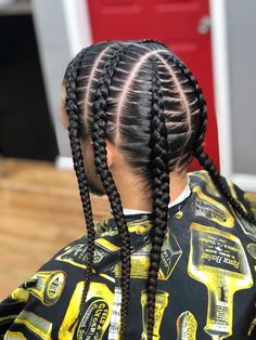 Mens Four Braids, Braids For Men With Long Hair Mexican, Braided Hairstyles Men Long Hair, Mixed Guys Braids, Men’s Long Hairstyles Braids, Men’s Braid Styles Long Hair, Mens Long Hair Braid Styles, Long Braids On Men, Cornrows For Men Long Hair