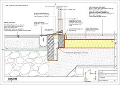 a diagram shows the details of an external wall and how it's made up