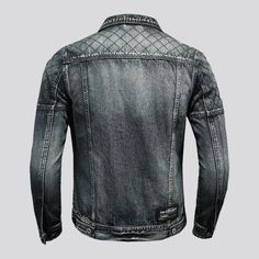 Introducing the must-have item for the 2024 Spring Collection our sanded biker men's denim jacket! This biker style jacket is the perfect combination of vintage and slim, giving you an edgy yet sophisticated look.Distinctive Features: Vintage Vibes: The sanded denim gives this jacket a vintage feel, making it a timeless addition to your wardrobe. Slim Fit: The slim fit of this jacket ensures a sleek and modern silhouette, perfect for any occasion. Biker Style: With its asymmetrical zip closure a Biker Men, Dark Blue Color, Denim Jacket Men, Biker Style, Retro Pattern, Vintage Vibes, Embroidered Design, Spring Collection, Mens Denim