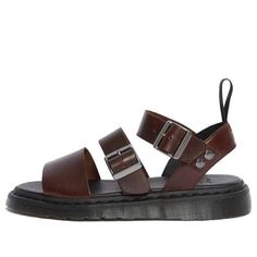 Dr. Martens Gryphon Brando Unisex Charro Brando Gladiator Sandals Dark Brown 15695230 (Leather/Thick Sole) Dr Martens Gryphon, Doc Martens Sandals, Martens Sandals, Sandals Brown, Brown Sandals, Doc Martens, Stylish Sneakers, Dr. Martens, Gladiator Sandals