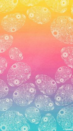 an abstract background with lots of bubbles in pastel colors