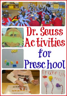 dr seuss activities for preschool