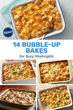 Bubble Up Bakes Dinners, Bubble Bake Recipes Biscuits, Easy Dinner Recipes Biscuit, Dinner Ideas Using Canned Biscuits, Biscuit Dinner Recipes Pillsbury, Supper With Biscuits, Casserole With Canned Biscuits, Beef Bubble Up Recipes, Dinner Ideas Using Biscuits