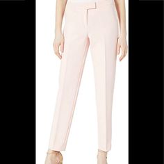 Nwt Pink Ankle Pants. Gold Buttons On The Back Pockets And Gold Hardware On Front Belt Loop. Button And Hook Closure. Pink Tapered Leg Office Pants, Classic Cropped Leg Dress Pants, Classic Pink Pants For Spring, Elegant Cropped Leg Dress Pants For Spring, Spring Office Cropped Dress Pants, Spring Office Dress Pants With Cropped Leg, Spring Office Tapered Leg Dress Pants, Fitted Cropped Leg Pants With Button Closure, Spring Cropped Dress Pants For Office