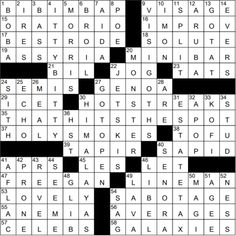 the new york times crossword puzzle is shown in black and white, as well as on