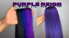 Purple Braids For Kids, Mixed Purple Hair, Colorful Braiding Hair, Braid Color Combinations For Black Women, Mixed Colour Braids For Black Women, Blending Braiding Hair Colors, Mixed Braids Colors, Blonde And Purple Braids, Mixed Colored Braids