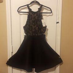 Black Dress. Open Back. Very Nice And Clean. Still With Tags On Them. It's A Fine Piece For Anything. No Damages. Openings On The Love Handle. Perfect For A Young Lady. Hope You Like And Enjoy. Dressy Black Lace Mini Dress, Black Dress Open Back, Dress Open Back, Love Handles, Open Back, Colorful Dresses, Black Dress, Midi Dress, Womens Dresses