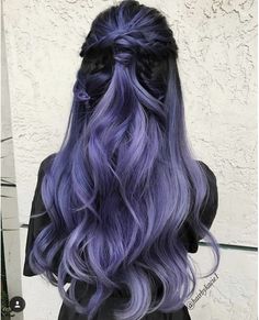 Silver Lavender Hair, Lilac Hair, Lavender Hair, Ombré Hair, Hair Color Purple, Trendy Hair Color, Halloween Hair, Lace Hair