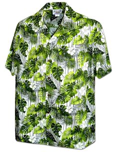 100% Cotton Versatile and Cool Open Collar - Relaxed Fit Coconut shell buttons Matching left pocket Colors: Green, Orange Sizes: M - 2XL Made in Hawaii - USA Easy Wear Dresses, Blouse Man, Muumuu Dress, Business Casual Shirts, Hawaiian Outfit, Tropical Shirts, Rayon Shirt, Cotton Shirts For Men, Hawaiian Dress