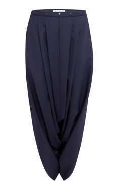 Alaia Pants, Draped Pants, Drape Pants, Black Fr, Tuxedo Style, Black Stud, Pants Black, Moda Operandi, Bottoms Pants