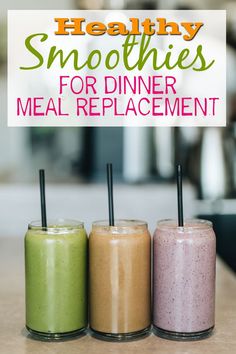 Dinner Smoothie Recipes, Dinner Smoothies, Healthy Dinner Smoothies, Dinner Smoothie, Smoothies Vegan, Blender Smoothie, Meal Replacements, Lunch Smoothie, Detox Kur