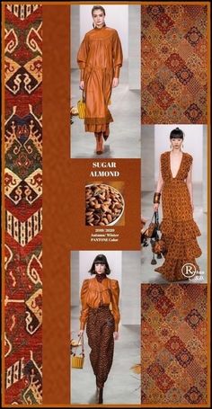 Pantone Autumn, Mood Board Fashion Inspiration, Fashion Trending Moodboard, Fashion Trend Forecast, Color Trends Fashion, Style Hijab, Fashion Design Portfolio, Sketches Dresses, Fashion Illustration Sketches