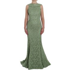 Experience The Epitome Of Italian Luxury With Our Dolce & Gabbana Green Floral Lace Sheath Long Maxi Dress. This Exquisite Garment Is Brand New With Tags, Ensuring 100% Authenticity And Untouched Elegance. Adorned With A Vibrant Green Hue, The Dress Features A Delicate Floral Lace Design That Radiates Sophistication. A Well-Crafted Back Zipper And An Interior Corset Provide Structure And Form, While The Stretch Silk Lining Promises A Comfortable And Figure-Enhancing Fit. Perfect For High-Profile Floral Lace Maxi Dress, Haute Couture Brands, Dolce Gabbana Dress, Lace Maxi, Women Maxi, Lace Maxi Dress, Long Maxi, Lace Design, Long Maxi Dress