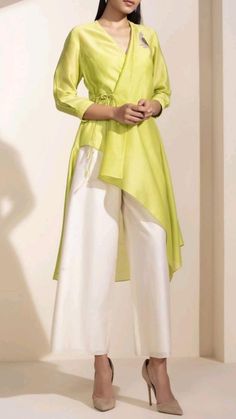 Asymmetric Tunic, Tunic Designs, Kurta Designs Women, Designer Party Wear Dresses, Designer Dresses Casual, Party Wear Indian Dresses, Dress Indian Style, Stylish Dress Book, Drafting Patterns