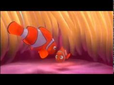 an image of clown and nemo from the movie finding dory in the sea