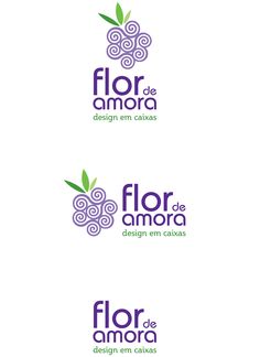 the logo for flor de amora, an artisanal bakery in mexico