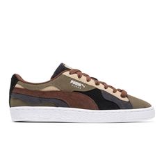 Puma Sneakers SUEDE CAMOWAVE Football Pitch, Puma Suede, Long History, At The Table, Chestnut Brown, The Streets, Shoe Brands, Chestnut, Camouflage