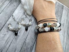 Memory Wire and Leather Wrap Bracelet and Earrings - YouTube Memory Wire, Leather Wrap Bracelet, Leather Wraps, Facebook Group, Jewelry Tutorials, Beaded Bracelet, Beading