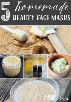 Would you like to treat your skin to a powerful beauty face mask without the high price tag and unnatural ingredients? Then check out these five homemade beauty face masks that will help you treat most any beauty dilemma including acne, wrinkles, signs of aging, dryness, dullness, and more. Plus these DIY beauty treatments all require less than 10 ingredients and take only minutes to whip up. Beauty Face Mask, Diy Beauty Treatments, Homemade Cosmetics, Homemade Beauty, Beauty Mask, Diy Beauty Recipes, Acne Remedies, Homemade Face Masks, Homemade Face