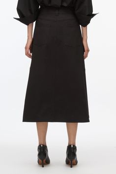 Workwear Midi Cargo Skirt, Relaxed Cotton Knee-length Cargo Skirt, Knee-length Relaxed Cotton Cargo Skirt, Utility Cotton Cargo Skirt, Relaxed Fit Cotton Utility Skirt, Cotton Cargo Skirt With Patch Pockets For Work, Utility Denim Skirt With Side Pockets, Relaxed Cargo Style Skirt For Work, Cotton Lined Cargo Skirt For Work