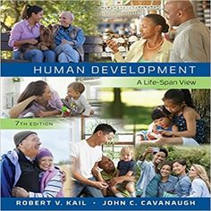 the book cover for human development by robert v kall and john c cavanaugh