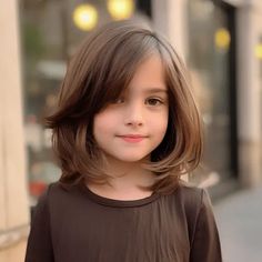 Layered Cut with Front Twist Kids Hair Cuts Girls Fine Hair, Medium Length Hair For Girls Little, Pixie Cut Little Kid, Short Hair Cuts For Girls Under 10, Medium Length Haircut For Girls Kids, Bob Cut For Kids, Haircut Girls Kids, Kids Layered Haircut, Girls Haircut Kids