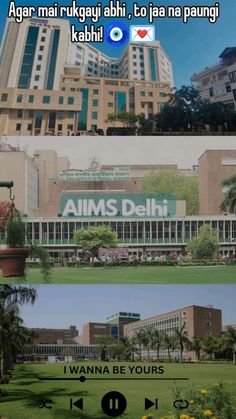 two pictures with the same building in different languages and one has an ad for alims deli