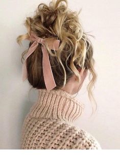 Edgy Updo, Bow Hairstyle, Hair Envy, Hair Today, Hair Skin, Hair Dos, Gorgeous Hair, Hair Designs, Hair Day