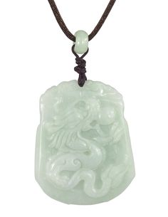 Meaning: In Chinese culture, jadeite jade is believed to have healing power and wards off evil spirits. Dragon is the symbol of Power, Strength and Fortune; Phoenix is the King of birds, a symbol of virtue and grace. Dragon jade / jade necklace / jade pendant / good luck / Chinese / green / grade a / authentic #chinesejadenecklace #chinesejadependants #buddhapendantnecklace #womenjewelry #womenaccessories #necklace #jewelrystyle #dragon Phoenix Pendant, Dragon Phoenix, Jade Dragon, Handmade Heart, Presents For Mom, Silver Jewelry Handmade