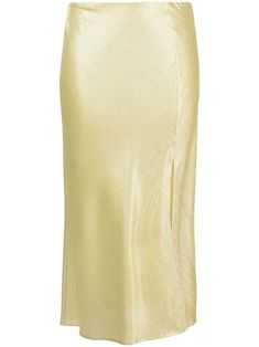 gold-tone cotton blend jacquard lurex detailing high-waisted side slit mid-length Yoko London, Wardrobe Edit, Demi Fine Jewelry, Exclusive Fashion, Ballet Flat Shoes, Helmut Lang, Lady Dior, Dolce & Gabbana, Ski Wear