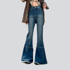 Make a bold statement this season with our 2023 Autumn Collection Aged High-Waist Jeans for ladies! Crafted with a timeless flair. these jeans are patterned to fit your fit to perfection. making sure you look your best.Why They're Your Next Wardrobe... Jeans For Ladies, Autumn Collection, 2023 Autumn, Cropped Flares, Womens Jeans, Waist Jeans, Look Your Best, High Waist Jeans, High Waist