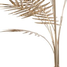 Make your home decor groovy and stylish with Ivete, a mid-century floor lamp shaped as a palm tree. Features a square carrara marble base and gold plated brass leaves. Its design makes this lighting fixture the perfect decorative piece for an exotic environment. European Plug (up to 250V). Home Mid Century, Gable House, Mid Century Floor Lamps, Curated Design, Tropical Design, Carrara Marble, Century Furniture, Mid Century Furniture, Floor Lamp Lighting