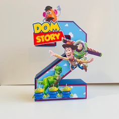 the letter z is made up of toy story characters