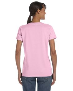 Ladies' Heavy Cotton™ 5.3 oz. T-Shirt - LIGHT PINK - S | Gildan Women's Heavy Cotton T-Shirt in Light Pink Size Small Pink Azaleas, Blank T Shirts, Tropical Blue, Pink Kids, Carolina Blue, Wholesale Clothing, Black Charcoal, Cotton T Shirt, Heavy Cotton