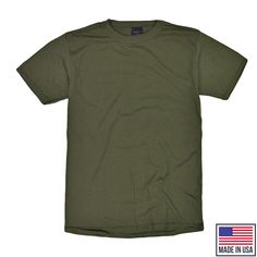 New Condition New Old Stock item without Tags ONLY SIZE LARGE Tee Swing* Branded US Olive Green Made in the USA Vintage Army T-Shirt Original US T-Shirt Lightweight Polycotton T-shirt Special for summer days Hunting Tee Sports, Games and Fancy Dress Clothing 50%  Polyester 50% Cotton The actual item's colour may be slightly different due to the lighting and screen resolution. Basic Khaki Short Sleeve Tops, Khaki Cotton Short Sleeve T-shirt, Short Sleeve Cotton Tops Made In Usa, Short Sleeve Tops, Relaxed Fit, Made In Usa, Army Coat, Army T Shirt, Plain Shirts, Sports Games, Fashion Story