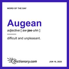 the word of the day is an adjective i am - yeh, difficult and unpleasant