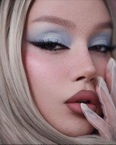 Trucco Glam, Blue Makeup Looks, Make Up Inspiration