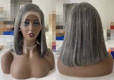 "salt and pepper hair wigs frontal lace human hair wigs glueless full lace wig hair wigs grey preplucked hair with baby hair gray 360 lace wigs for women free shipping *Density: 130%/150%/180%  *Hair Colour:salt and pepper (gray and blond) *Human Hair Grade: 7A Virgin Hair *Lace:Swiss Lace,Frontal Lace 13x4\"/Frontal Lace 13x6\" /360 Lace/Full Lace (Lace looks like scalp,hair can be parted freely on lace,larger lace means larger free part zone) *Cap Size: Large Size/ Medium Size(default)/Small S Preplucked Hair, Highlight Black, Silk Base Wig, Grey Hair Wig, Pepper Hair, Salt And Pepper Hair, Wigs Glueless, Hair Gray, Glueless Wigs