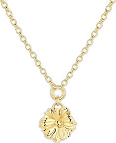 Dainty Flower Pendant Charm Necklace With Adjustable Chain, Delicate Charm Necklace With Flower Pendant And Adjustable Chain, Flower Pendant Charm Necklace With Adjustable Chain, Adjustable Charm Necklace With Flower Pendant, Gold Necklace With Flower Charm For Spring, Dainty Chain Necklace With Flower Pendant, Dainty Adjustable Charm Necklaces With Flower Pendant, Spring Gold Necklace With Flower Charm, Dainty Chain Necklace With Flower Pendant And Adjustable Chain