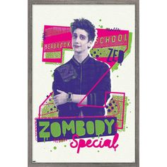 an image of a man with his arms crossed and the words zombie special on it