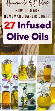 Elevate your cooking with these unique and delicious infused olive oil recipes. From garlic to lemon, herbs to spices, discover 27 new flavors to spice up your meals! Flavoured Oils Recipe, Garlic And Onion Infused Oil, Herb Infused Olive Oil Recipes, How To Infuse Olive Oil With Garlic, Diy Infused Olive Oil Gift, Garlic Herb Infused Olive Oil, Garlic Infused Oil How To Make, Diy Cooking Oil, Diy Garlic Infused Olive Oil