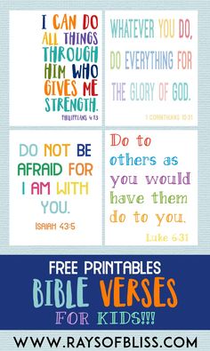 four different bible verses with the words i can do all things through him